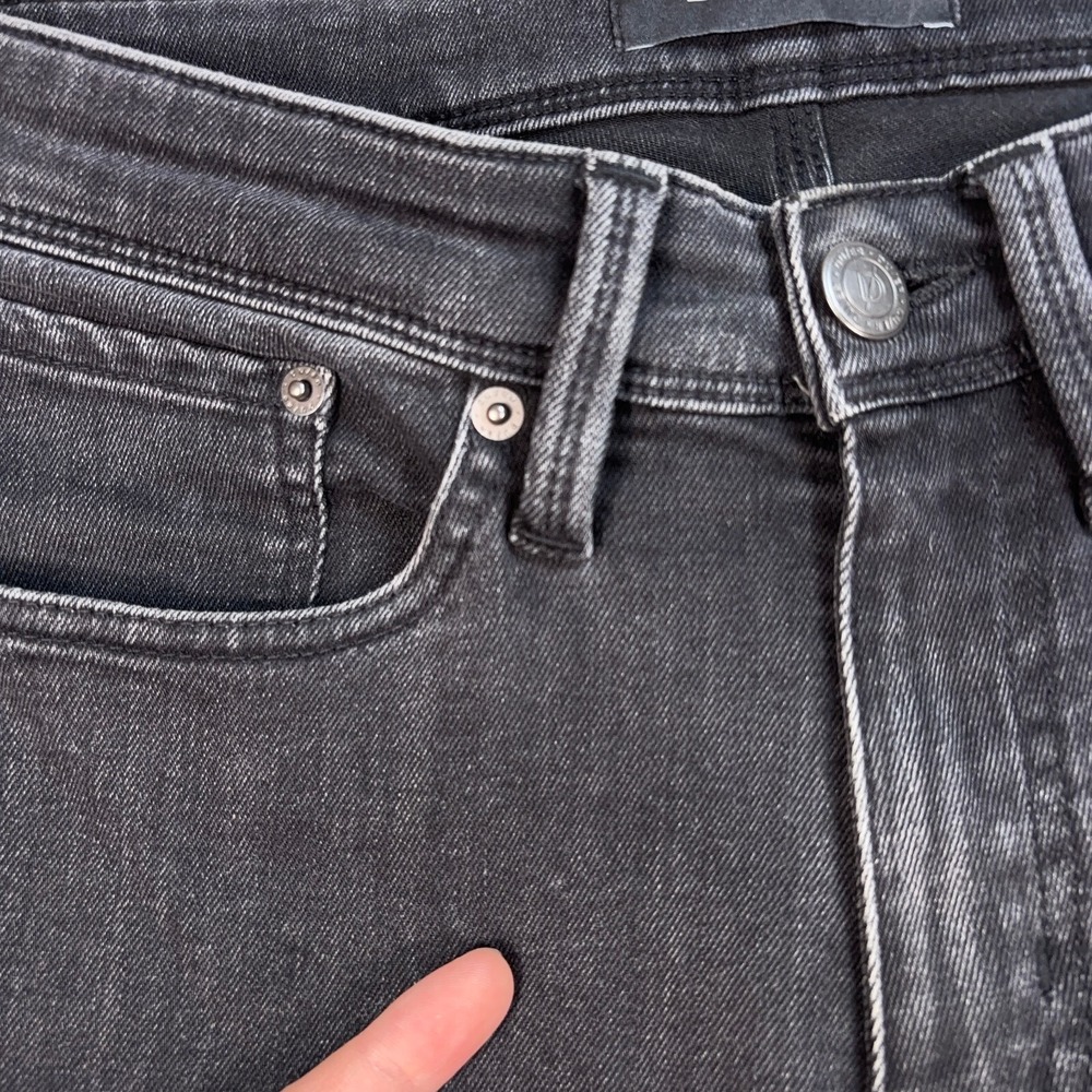 DU/ER L2X Shorts Men's 30x12 Faded Black Slim Fit Stretch Denim MLS9D003‎ - Picture 11 of 16